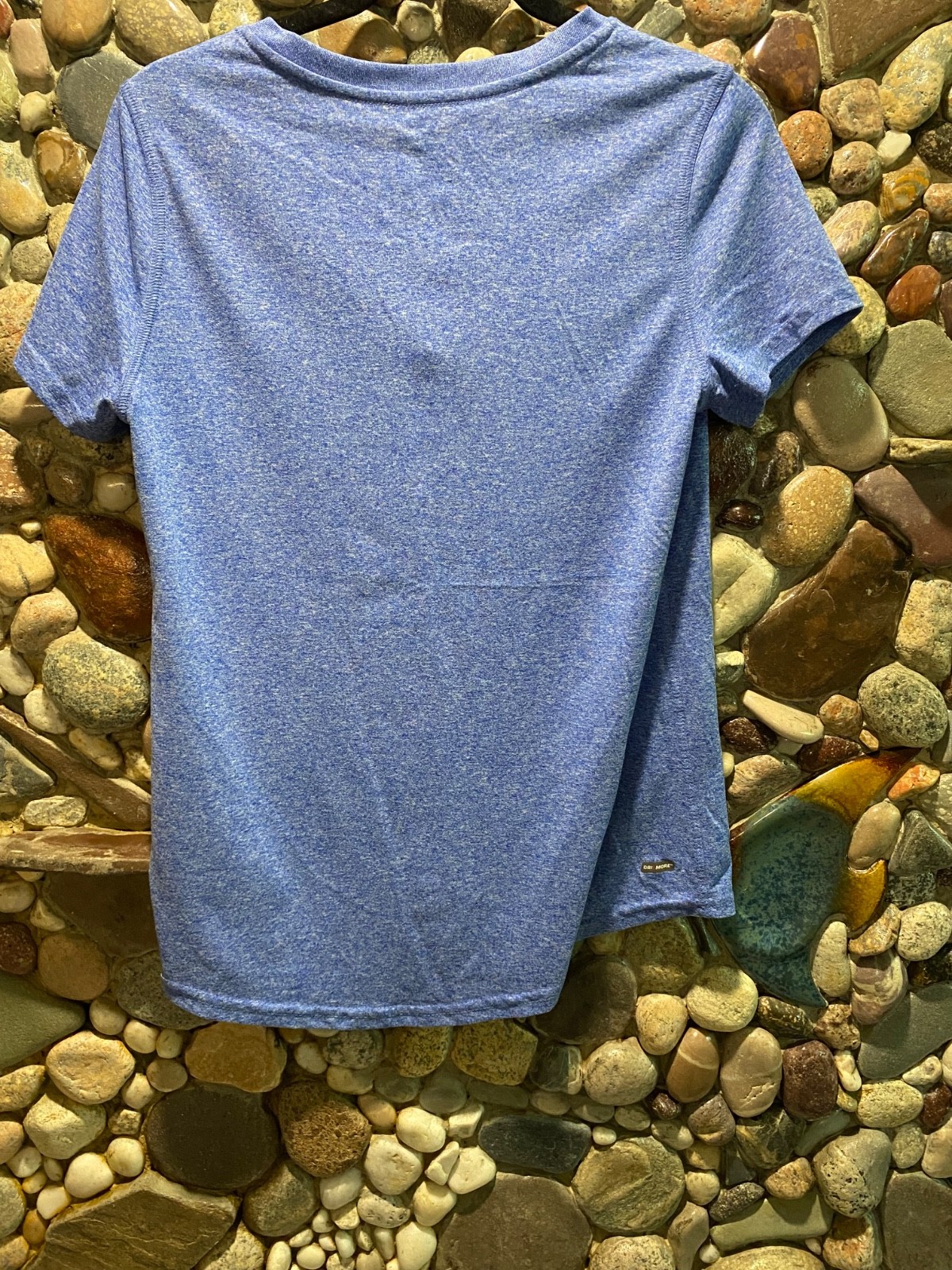 Womans Danskin Now semi-fitted tee shirt size M blue