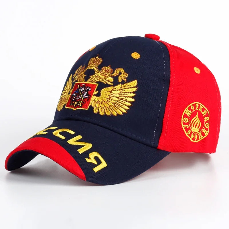 Russia Embroidery Baseball Cap Unisex Adjustable Outdoor Sports Hip Hop Sun Hat