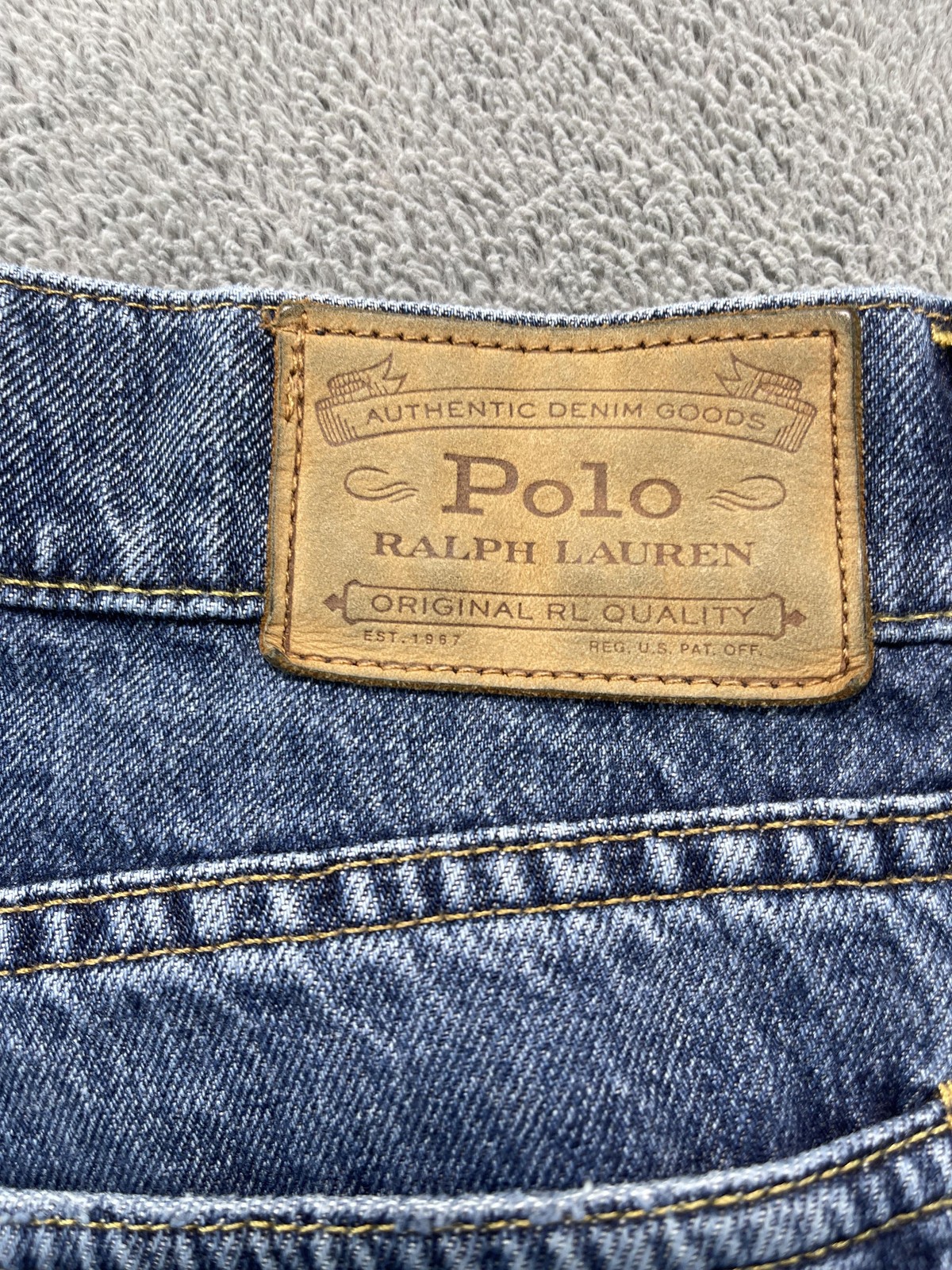 Polo Ralph Lauren The Sullivan Slim Jeans Mens 34×34 Blue Slim Straight Stretch