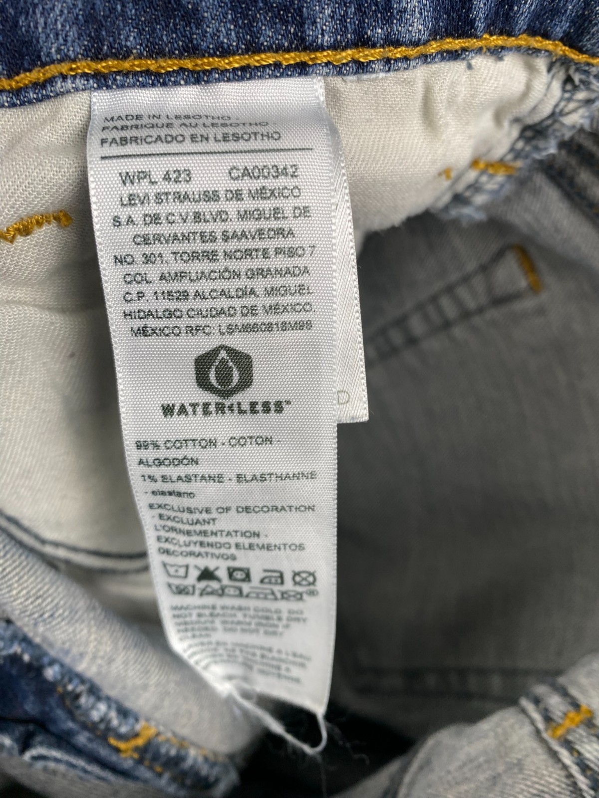 Signature by Levi Strauss Jeans Mens 29×30 (Fits 28×28) Blue Bootcut Stretch