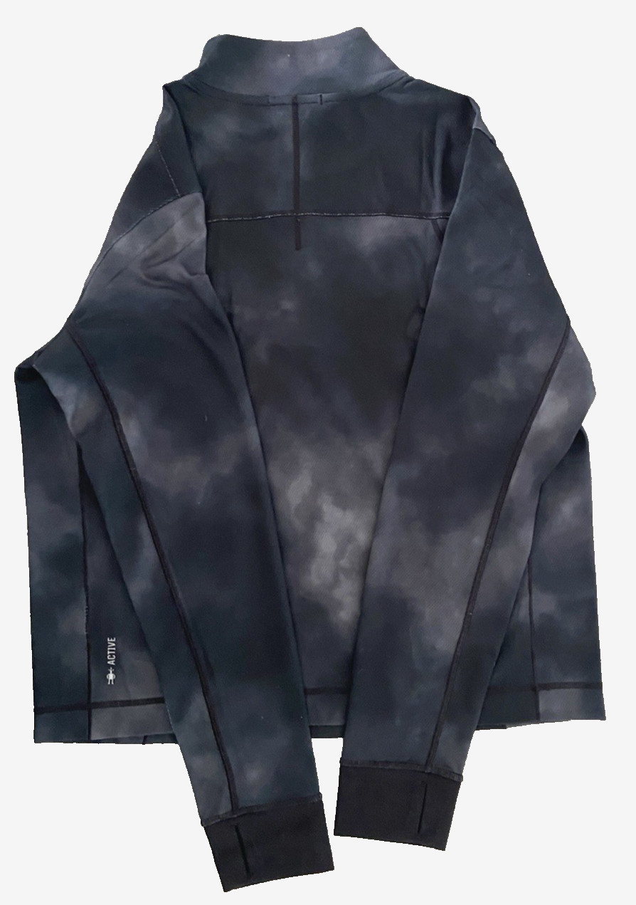 SmartWool Active Uptempo Long-Sleeve Shirt Quarter 1/4 Zip Neck Black M Merino