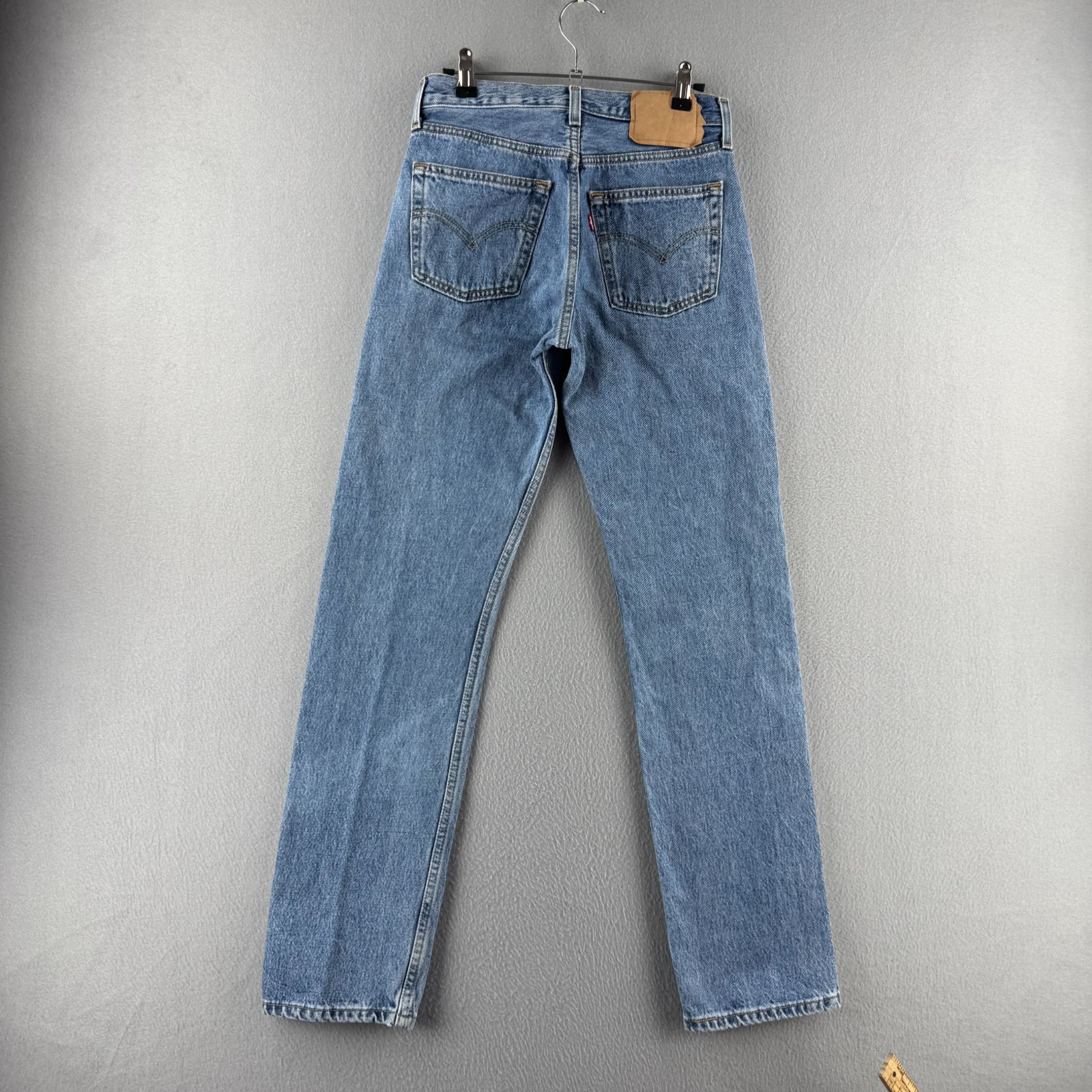 Vintage Levis Jeans Mens 28×32 (Fits 27×31) 501 Straight Button Fly Y2K 2002