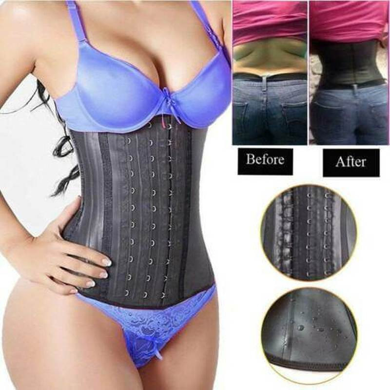 100% Latex Waist Trainer Fajas Colombianas Reductoras Body Shaper Corset Cincher