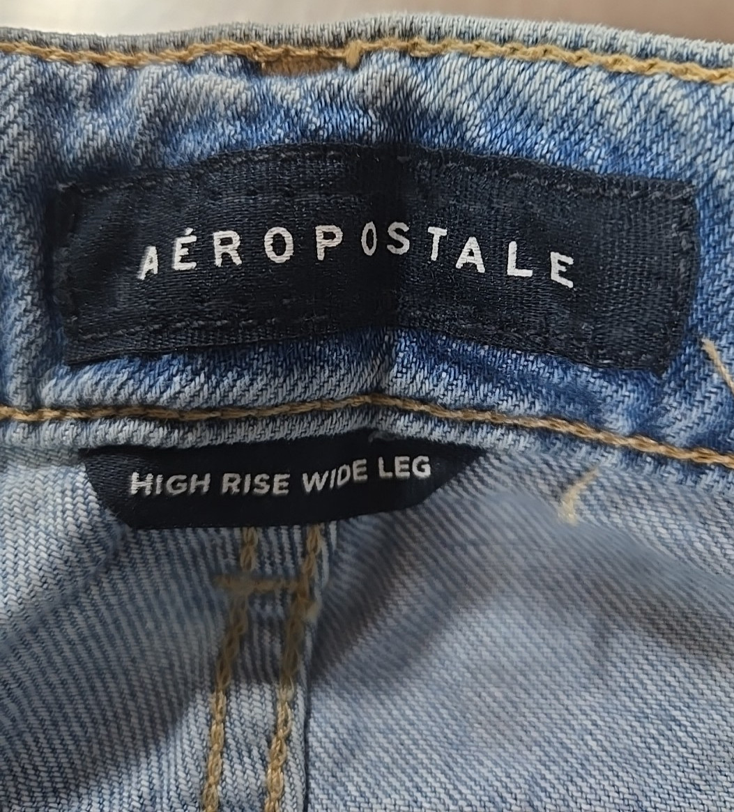 NWT: Women’s Aeropostale High Rise Wide Leg Jeans – 2 Colors – Many Sizes