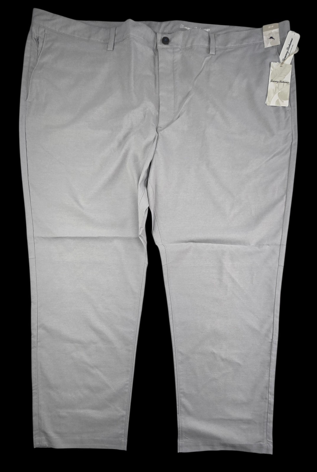Tommy Bahama Pants 5 Pocket Island Zone Performance Solid Gray 50×30 50 Waist