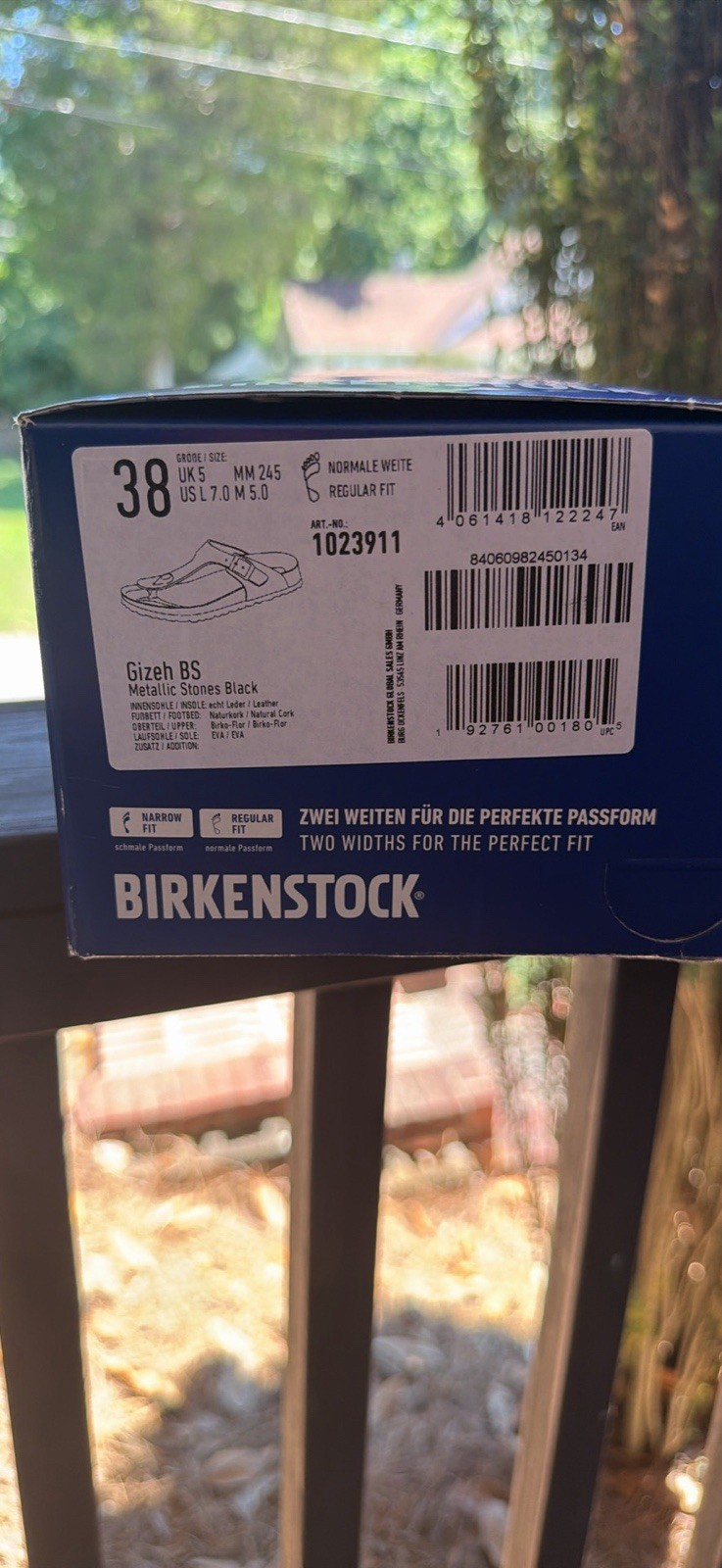 Birkenstock Gizeh Vegan Sandals Slip On Shoes Women’s Eur 38 New