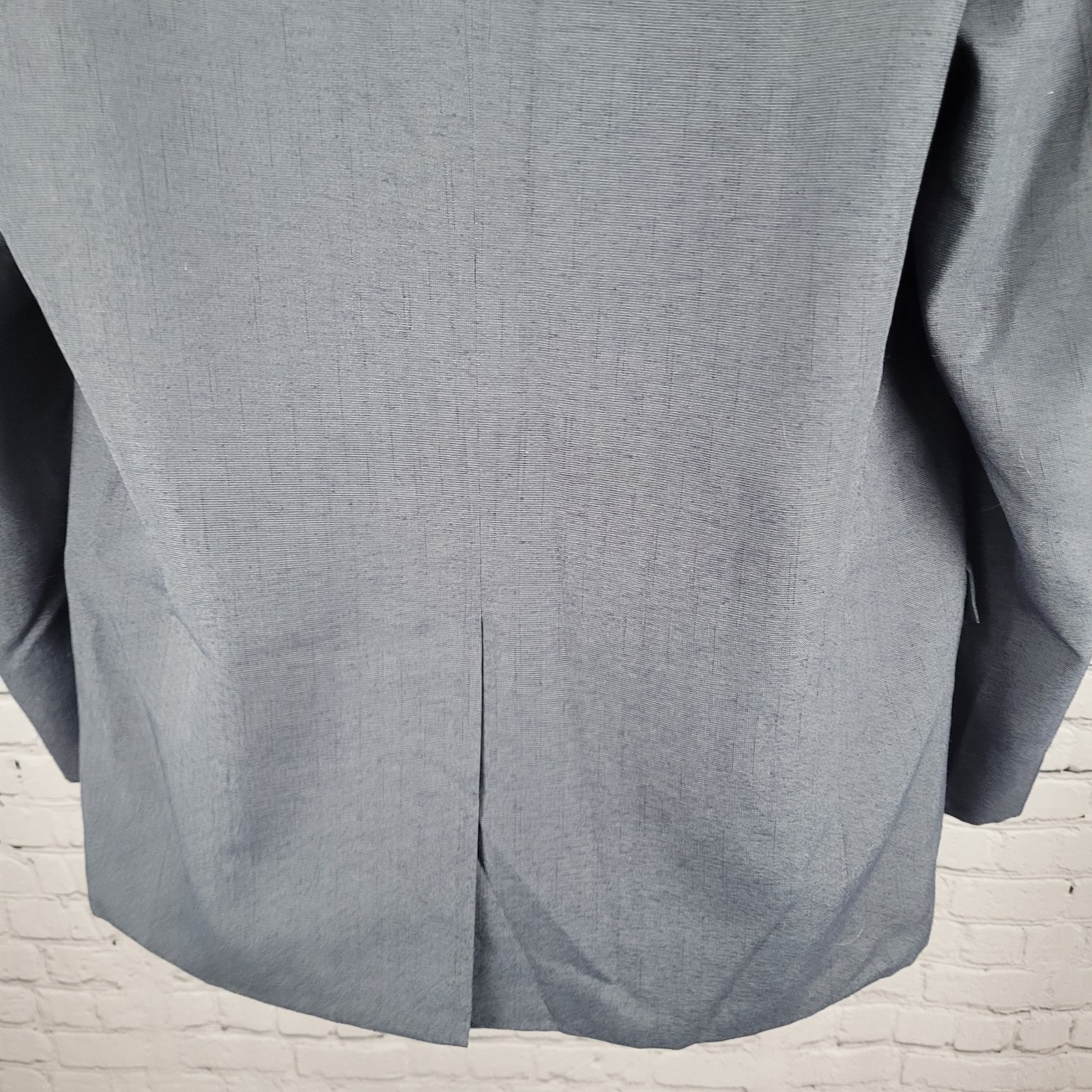 Patwardhan Tailors Grey 2 Button Single Vented Notch Blazer Sport Coat 42