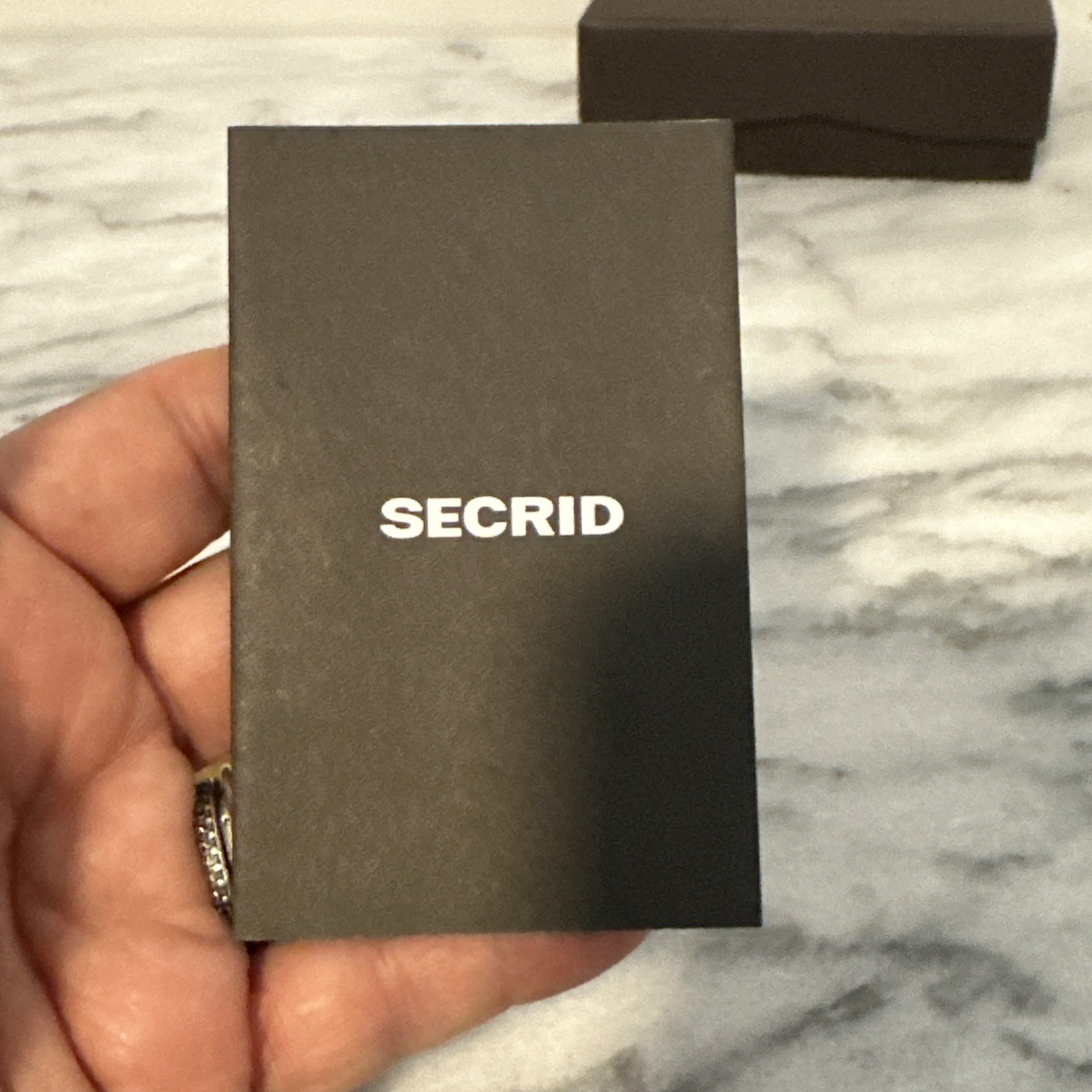 NEW Secrid Mini Wallet Unisex Leather RFID Protected Ocher New In Box NIP