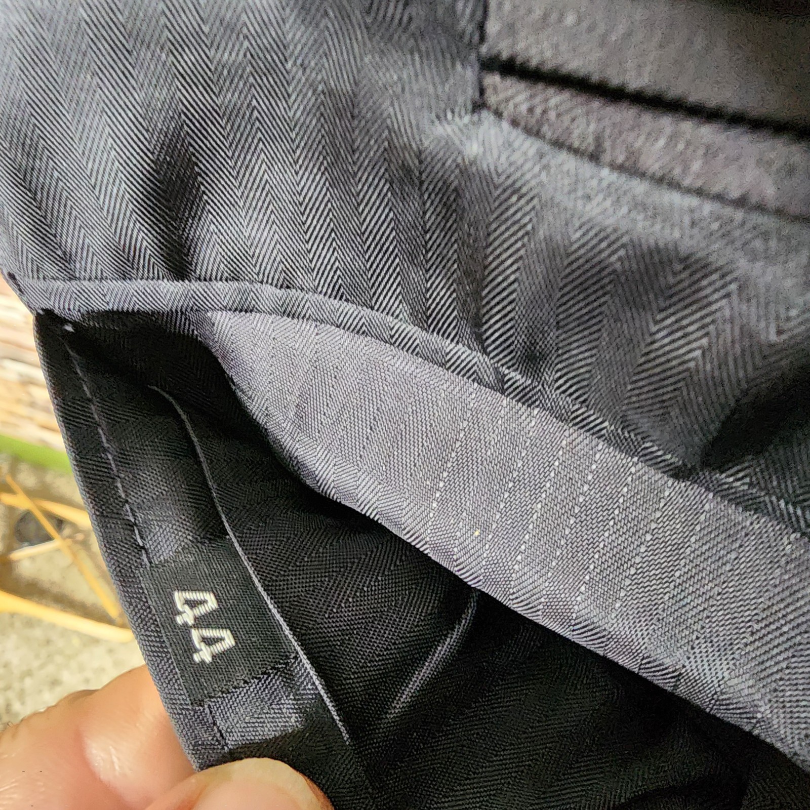Haggar Jacket Blazer Mens 44R Gray Single Vented Wool