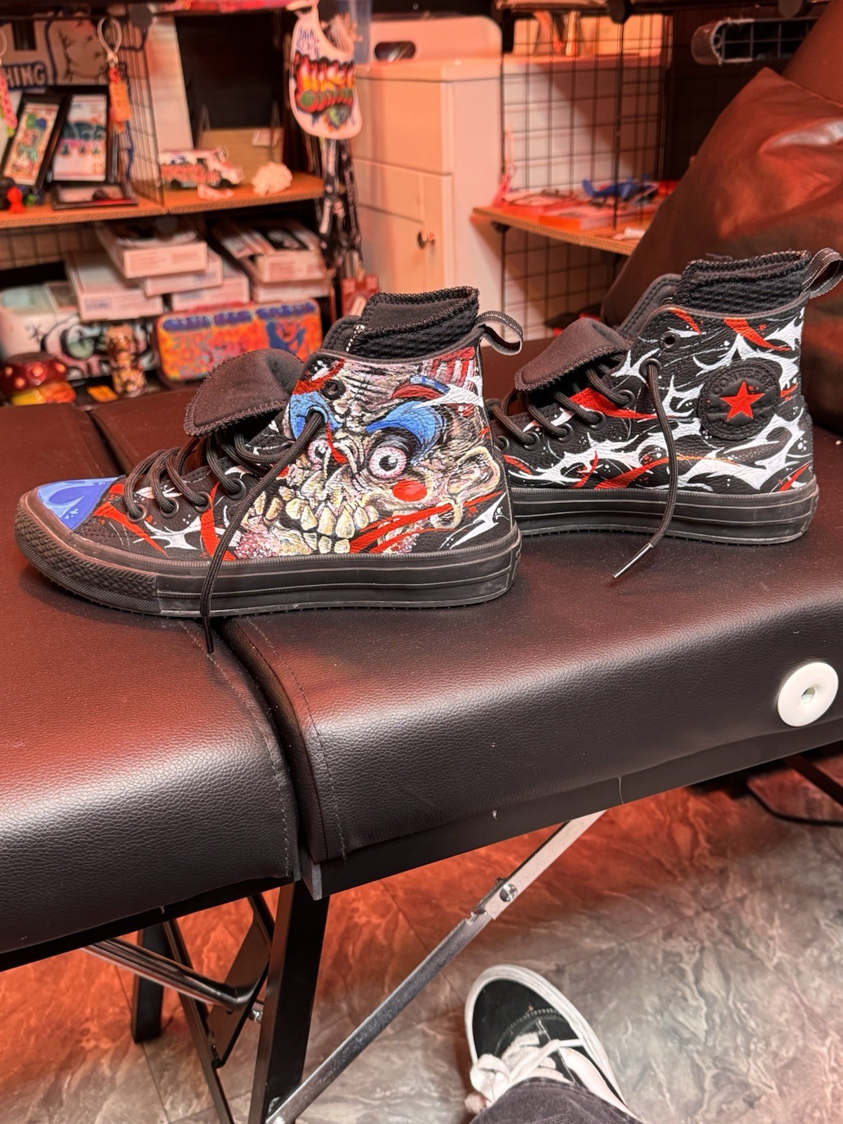 Captain Spalding Custom Painted Waterproof Chuck Taylor Size 8 Men’s Sneakers