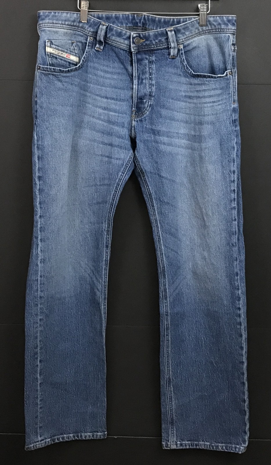 DIESEL Men’s Larkee-X Straight Denim Jeans Button-Fly Size 36 X 32