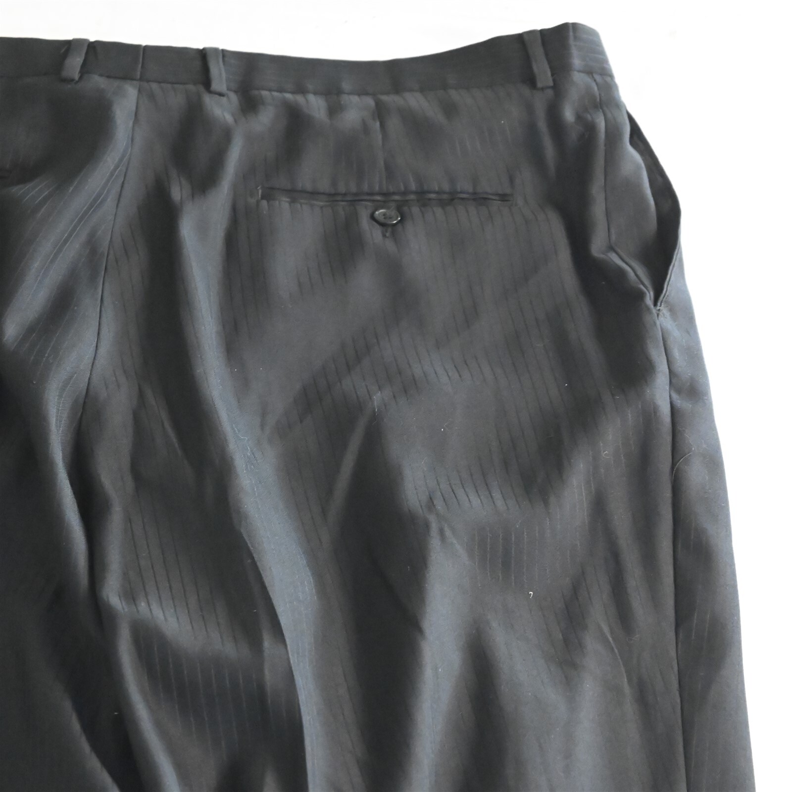 Lineage 50L X-Long 38×30 Black Stripe Mens Jacket Pants Suit