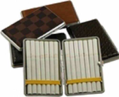 ONE Leather Metal Cigarette Case 100’s / Cards & money holder (color & design)