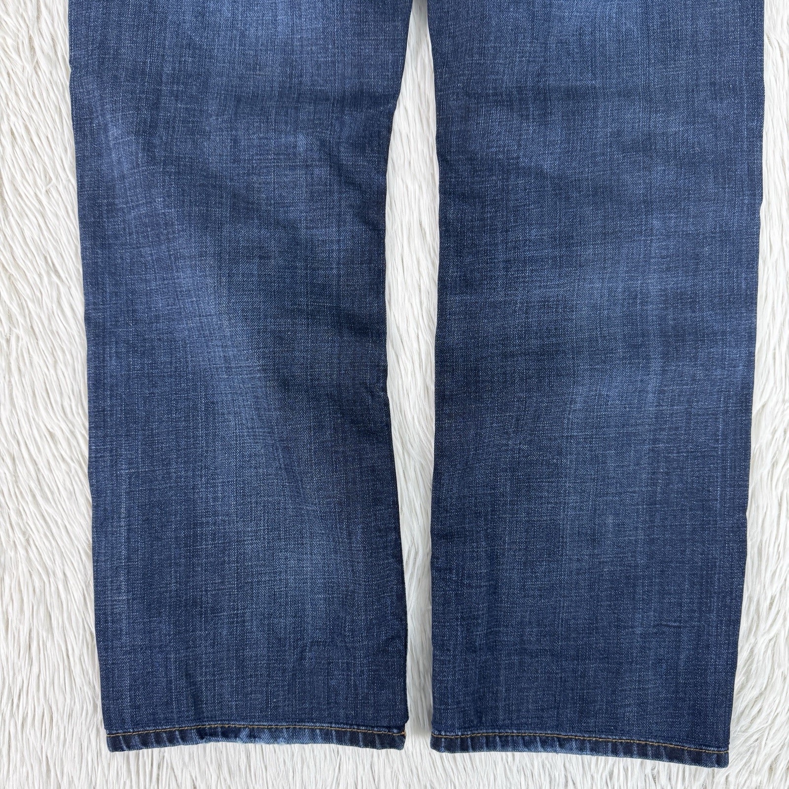 Diesel Industry Larkee Blue Dark Wash Mid-Rise Straight Leg Denim Jeans Men’s 33