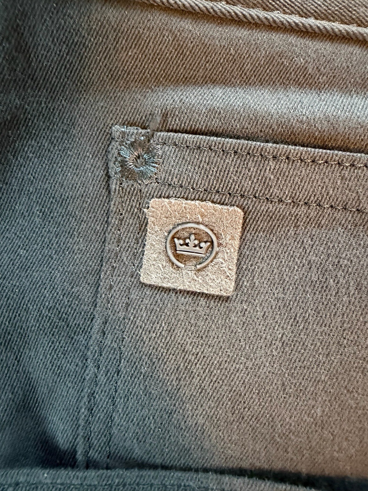 Peter Millar Men’s Pants 36×32 Gray 5-Pocket Golf Chino Casual
