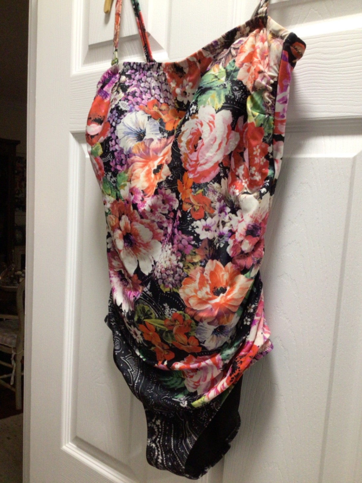 Gottex Bloomsbury Floral Bandeau One-Piece Swimsuit Women’s