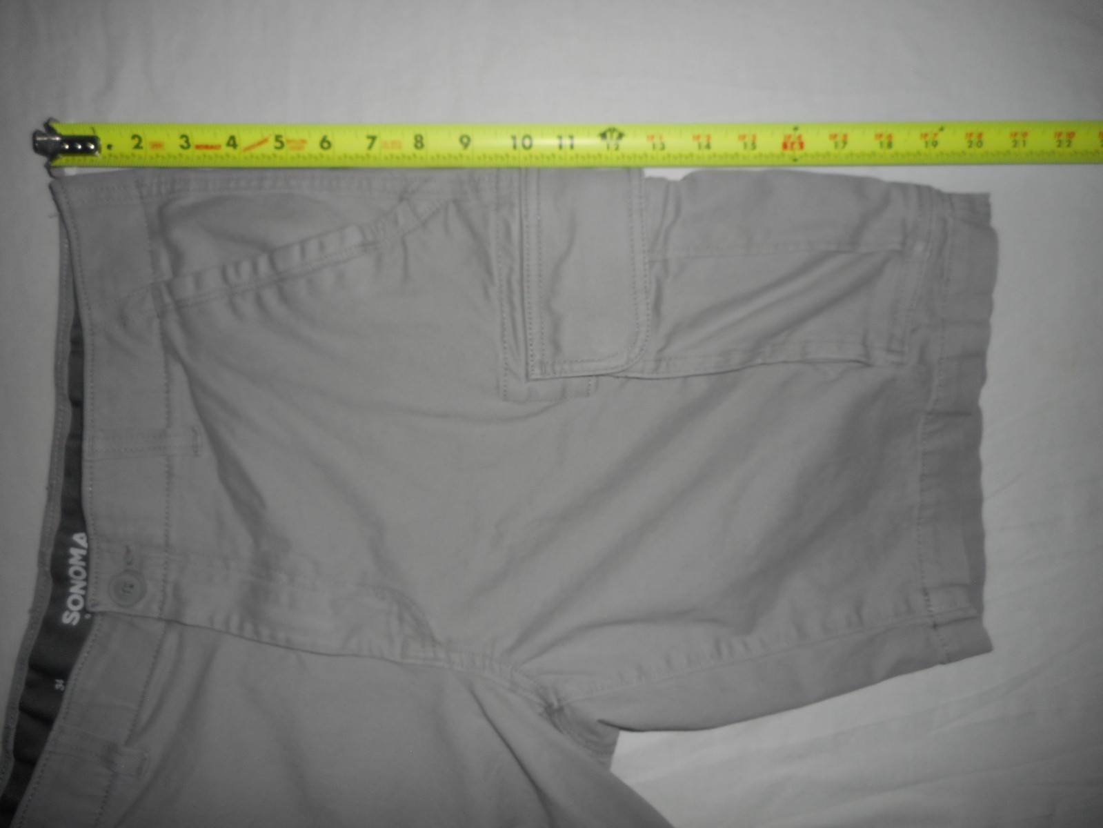 Sonoma Flexwear Gray Cargo Shorts – Mens Size 34 – Good Condition – Nice Shorts