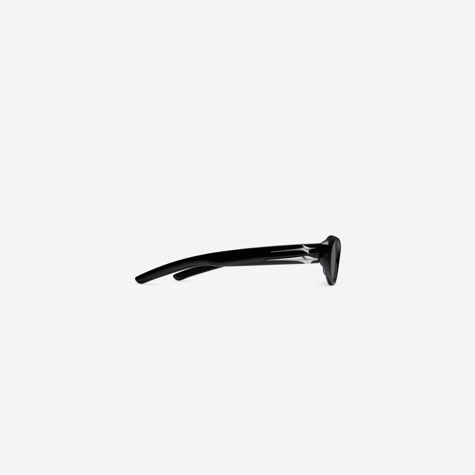 Gentle Monster/ EQ 01/ Black Acetate/ Cat-eye Sunglasses/ Black/Black