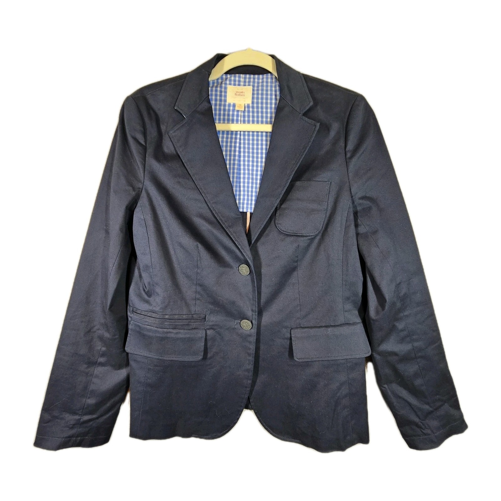 Brooks Brothers Roll-Up Cotton Blazer Nautical Academia Luxury Career Prep 10