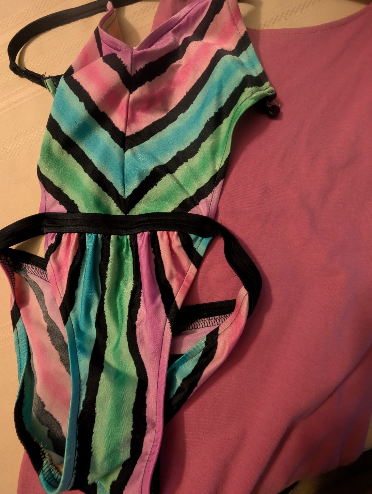 Avon Fashions Multi- Colored Tankini Swimsuit and Coverup S