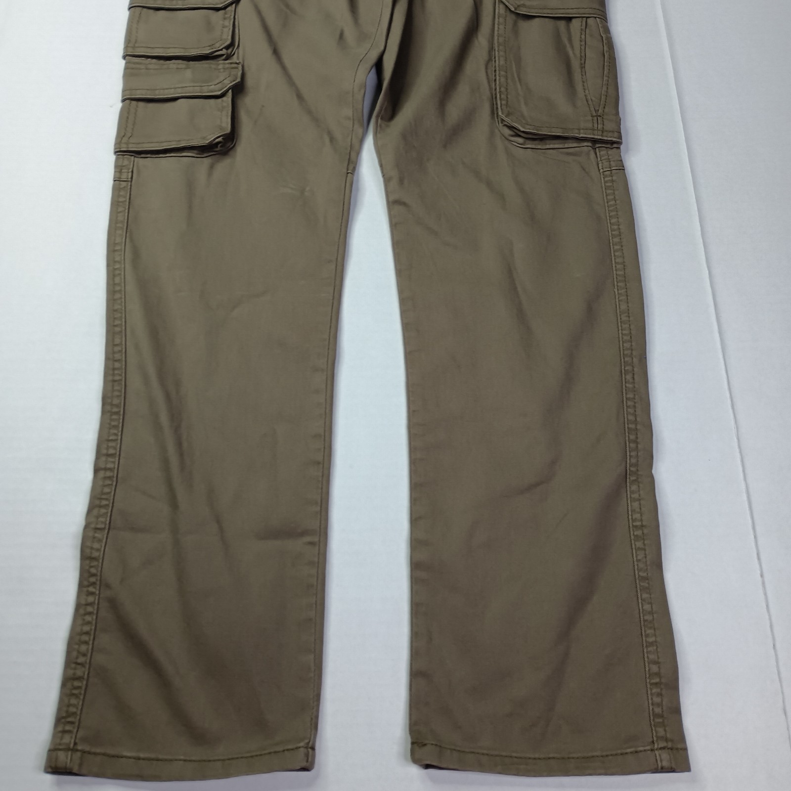 Wrangler Cargo Pants Men’s 30×30 Regular Taper Pine Green Stretch Workwear