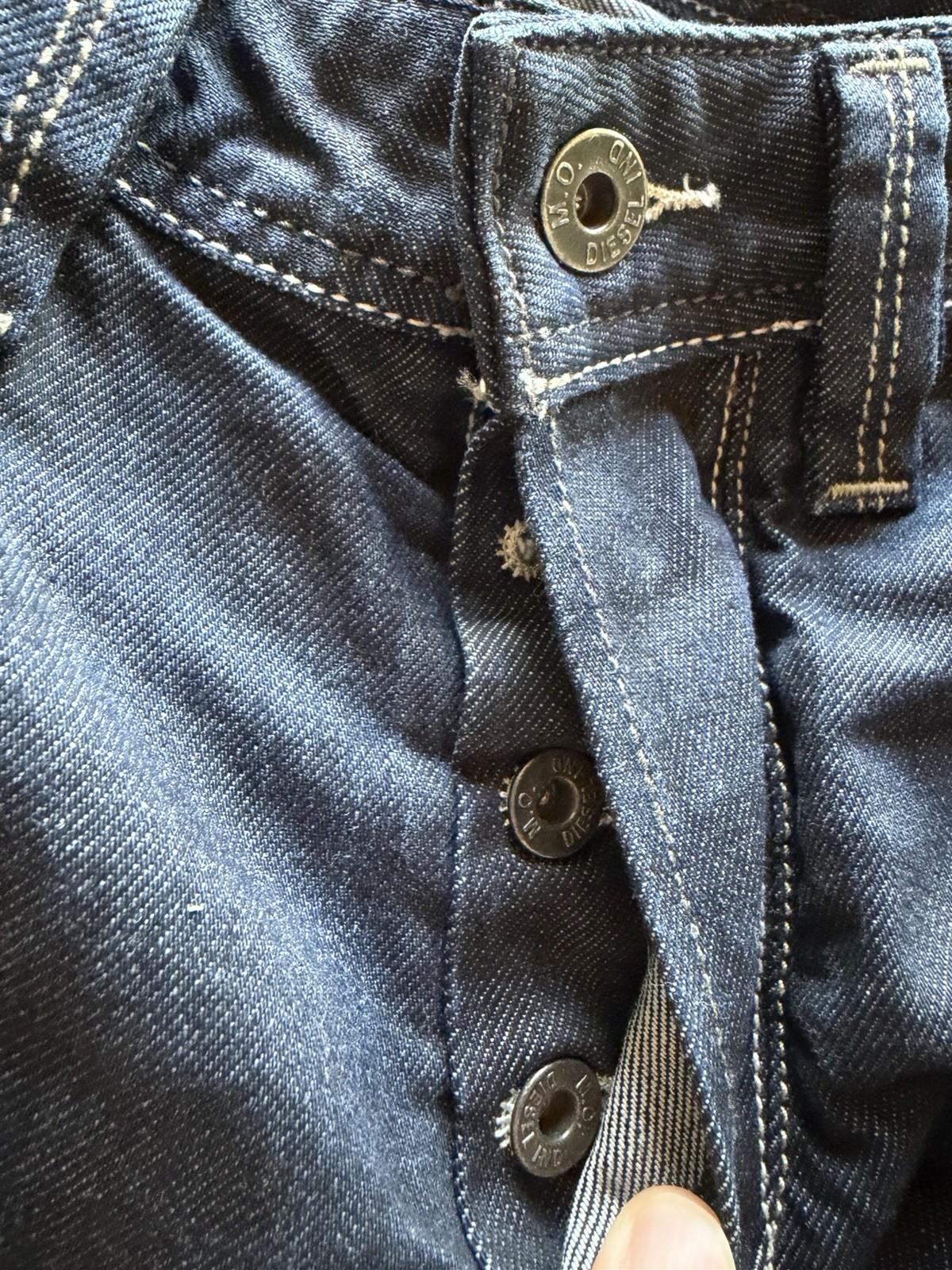 Diesel Larkee Denim Jeans Regular Straight Dark Indigo 0088Z Wash Men’s 30×32