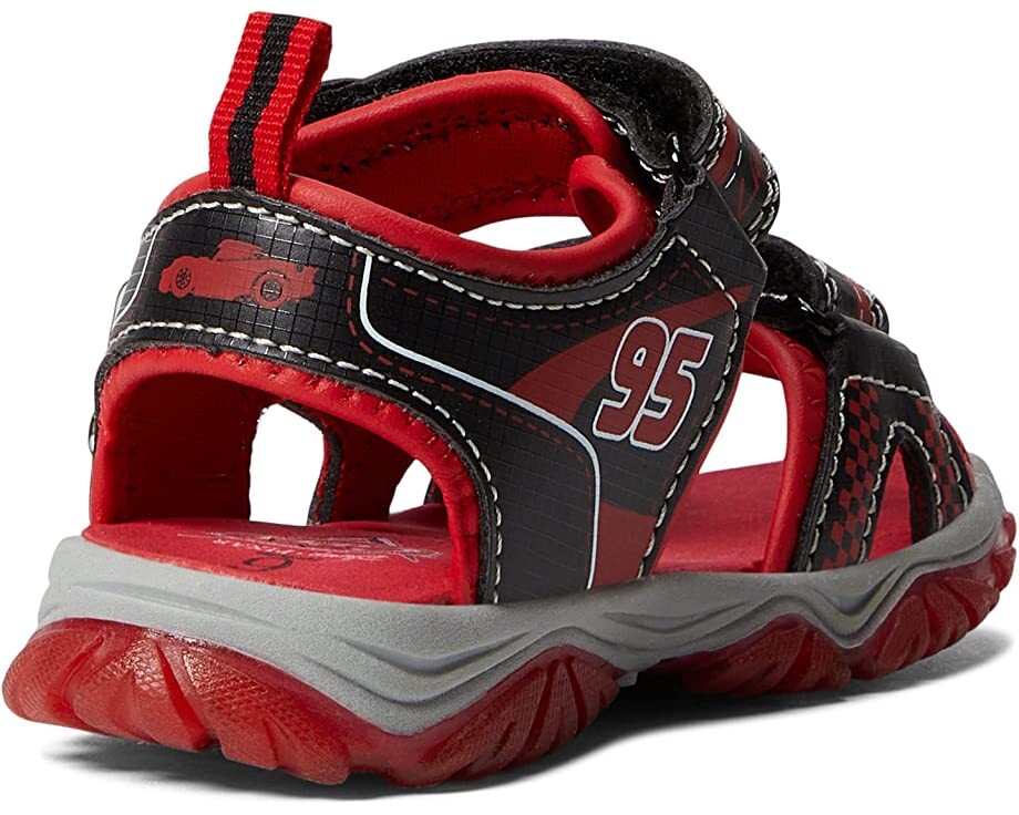 New Disney Toddler Boys Cars Lightning McQueen Light-Up Sandals 6 7 8 9 10 11 12