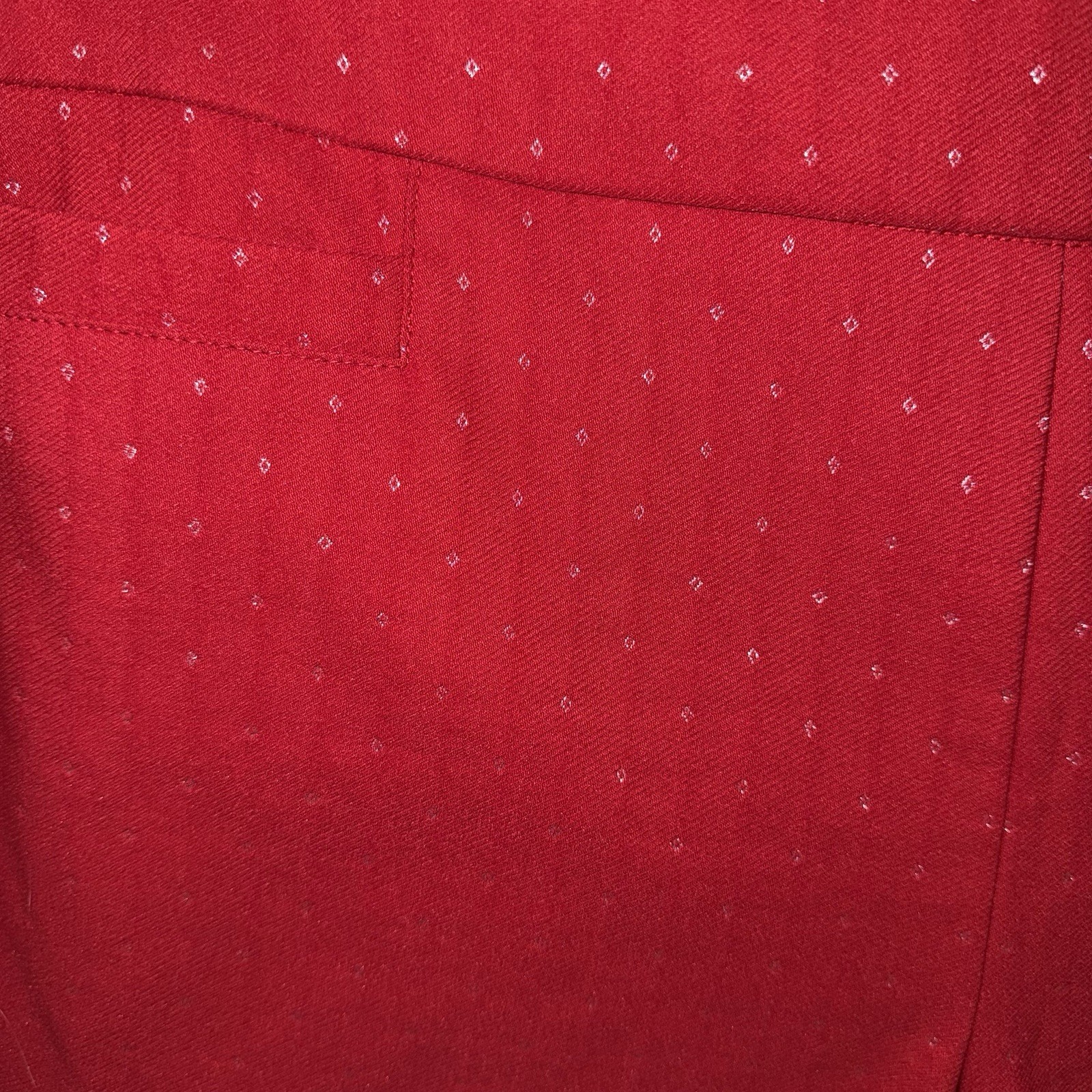 Kim Rogers Millenium Straight Women’s Size 12PS Red Pants New NWT
