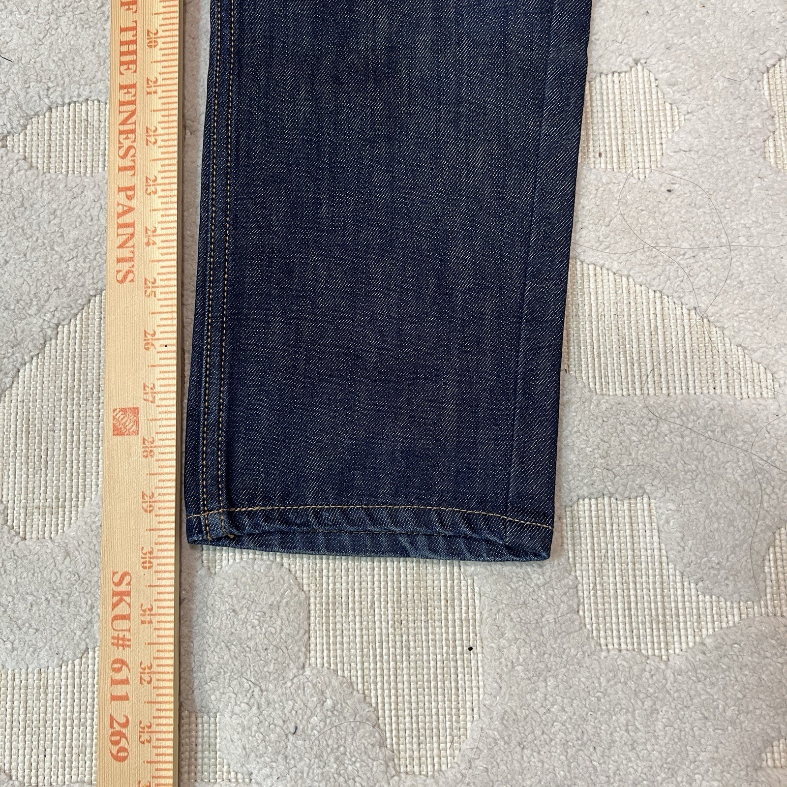 Diesel Men’s Jeans LARKEE Regular Straight W34 L29 Wash 0073N Blue Button Fly
