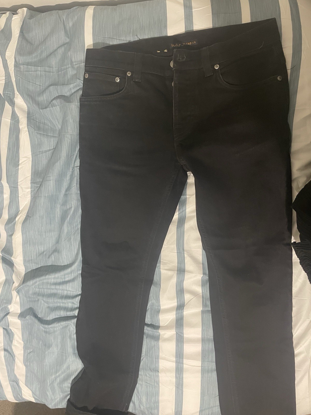 Nudie Jeans Lean Dean 32×30 Dry Cold Black