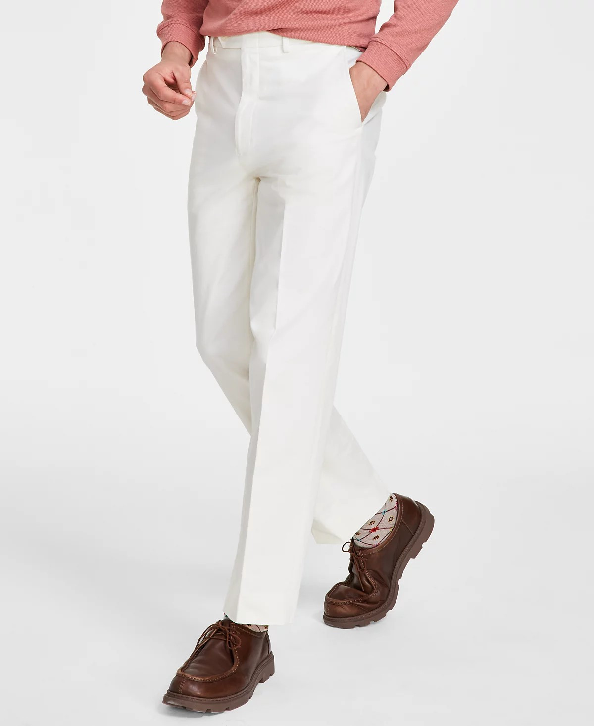 Nautica Men’s Modern-Fit Seasonal Cotton Stretch 2-Piece Suit