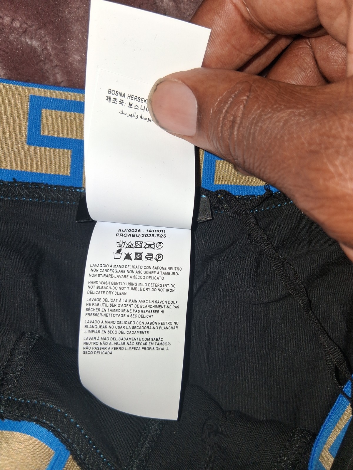 Versace Mens Low Rise Trunk Underwear Size 5