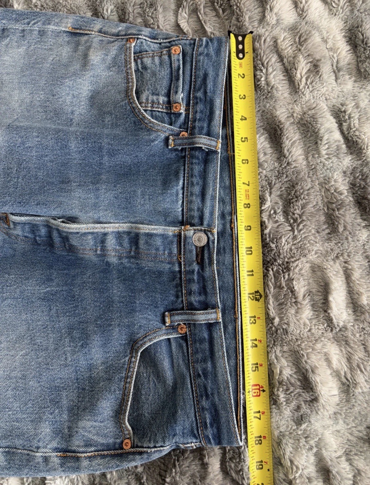 Levi’s 501 Cotton Jeans Blue Casual W38 L30 Inseam 30 Waist 38 00501-0000