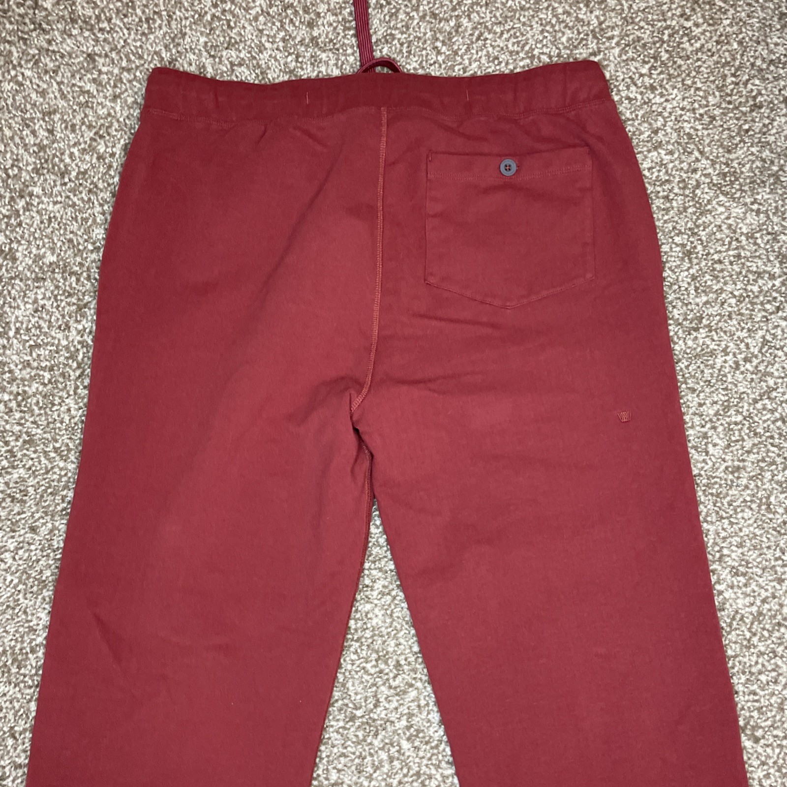 Mack Weldon Ace Pants Mens Large For Daily Wear Sweatpants Drawstring Maroon