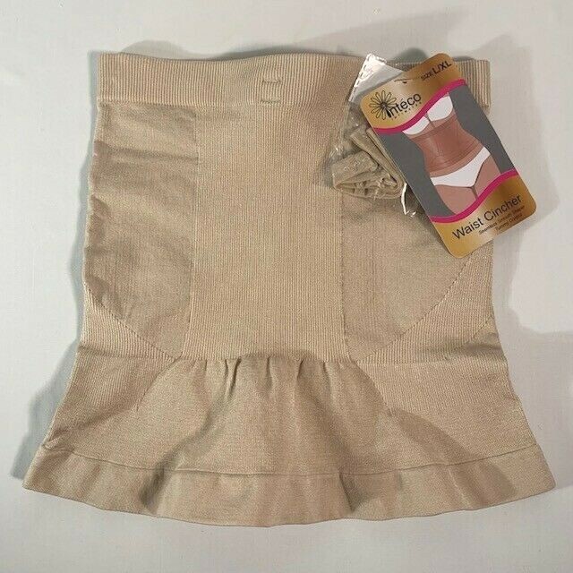 NWT Inteco Intimates Beige Waist Cincher Size L/XL- BUY MULTIPLES! GREAT VALUE!