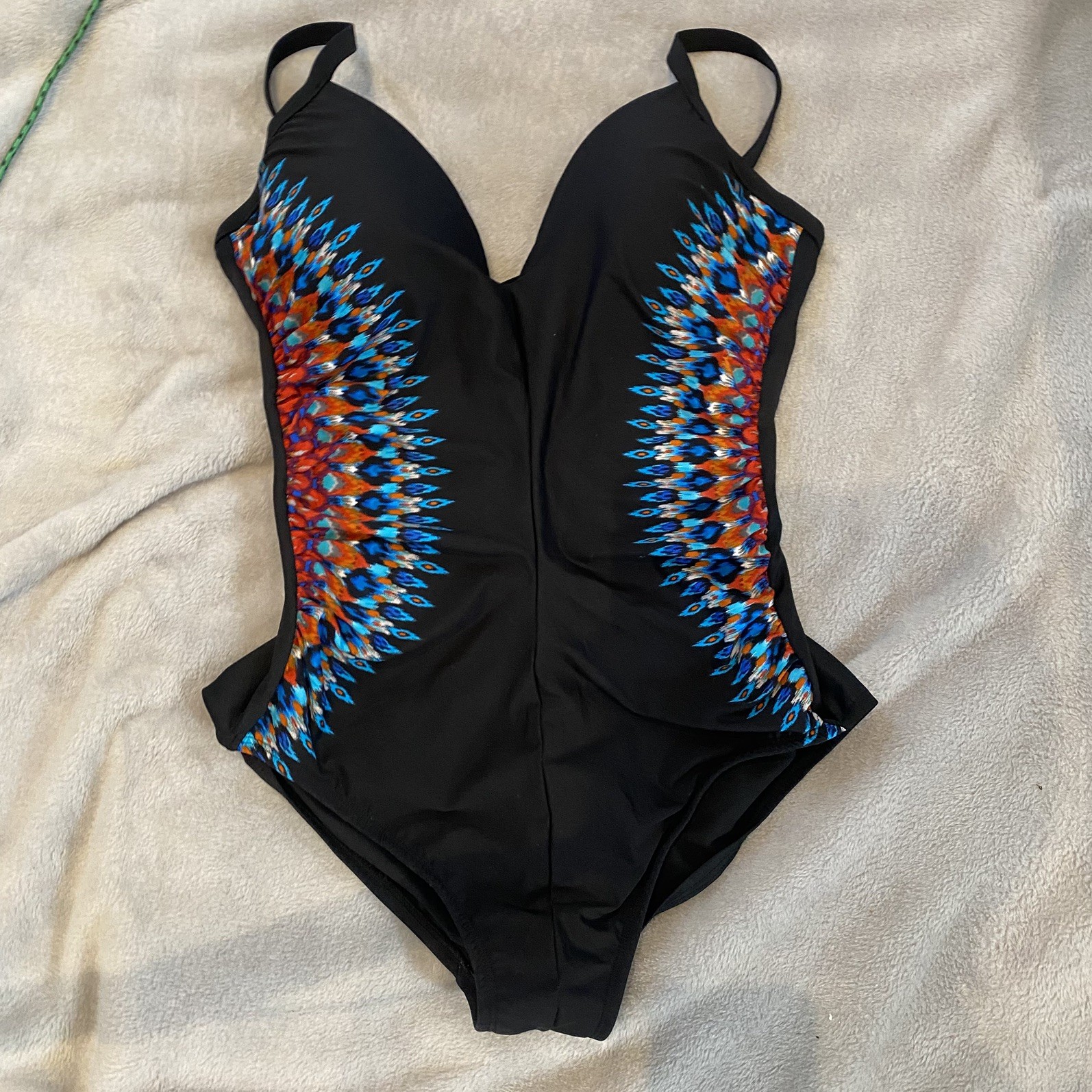 Miraclesuit MULTI Nepali Temptation Underwire One-Piece Swimsuit, US 10
