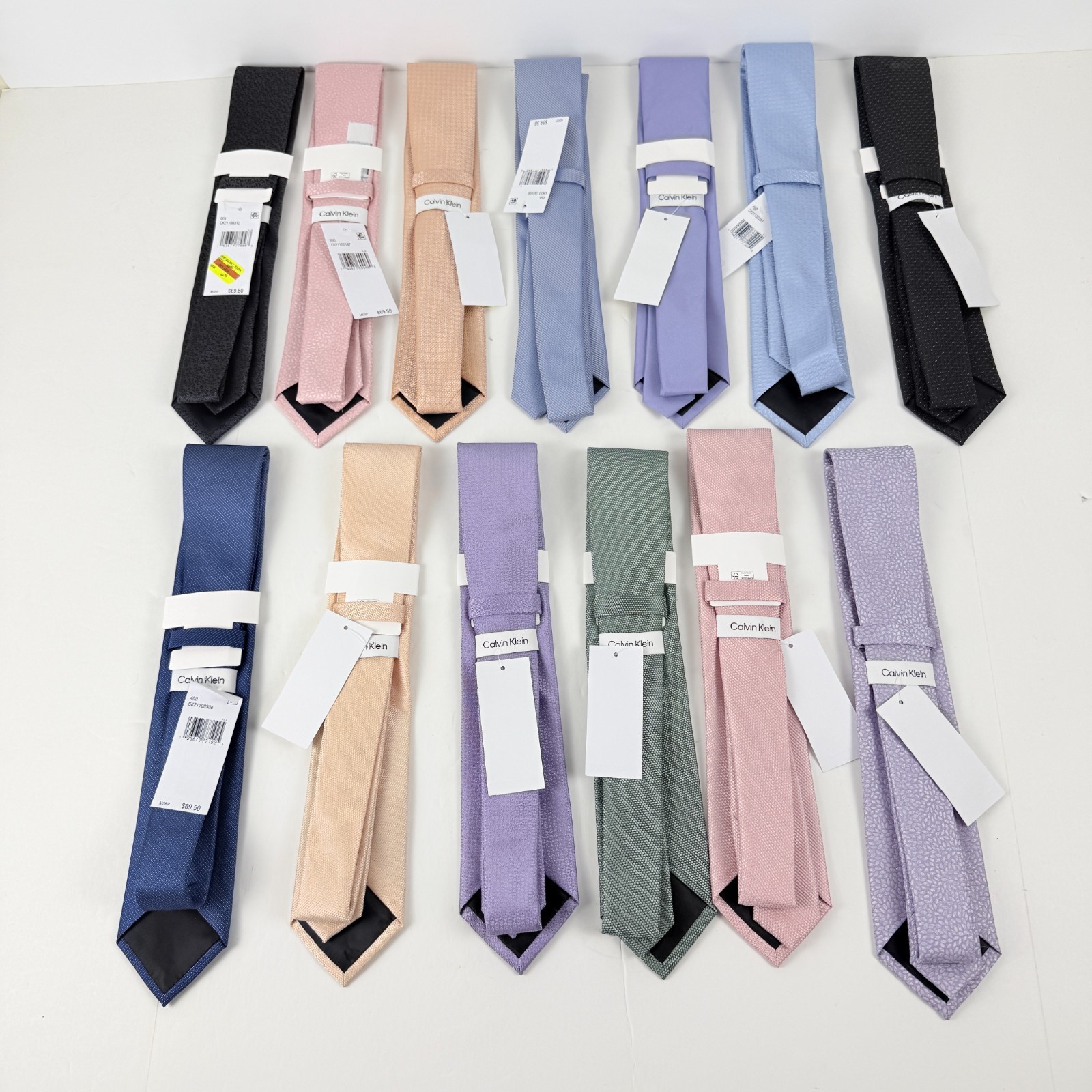 Calvin Klein Men’s Premium Ties Assorted Business Wedding Formal New Fast Ship