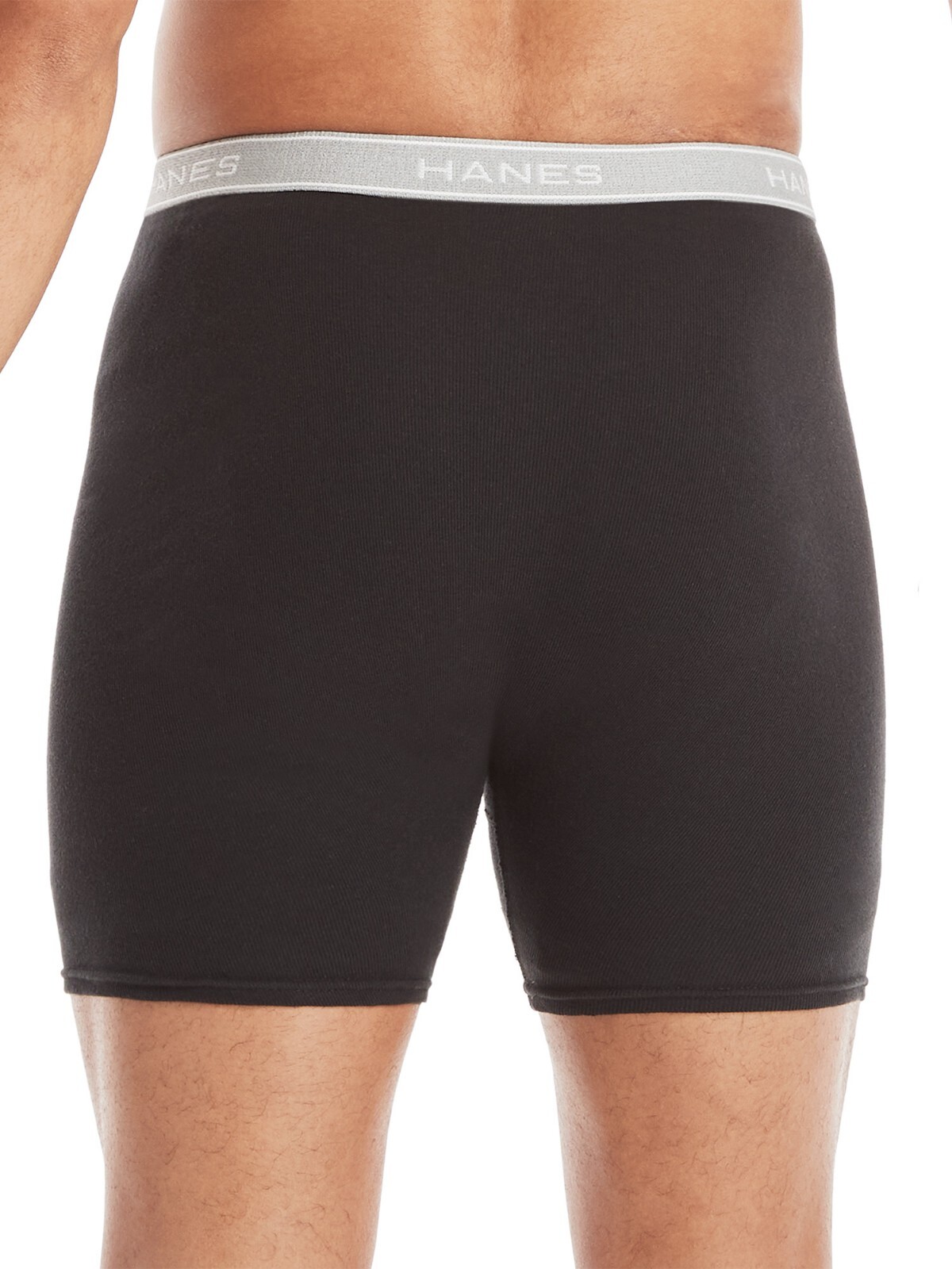 Hanes Men’s Super Value Pack Assorted Boxer Briefs, 10-Pack Soft and Breathable