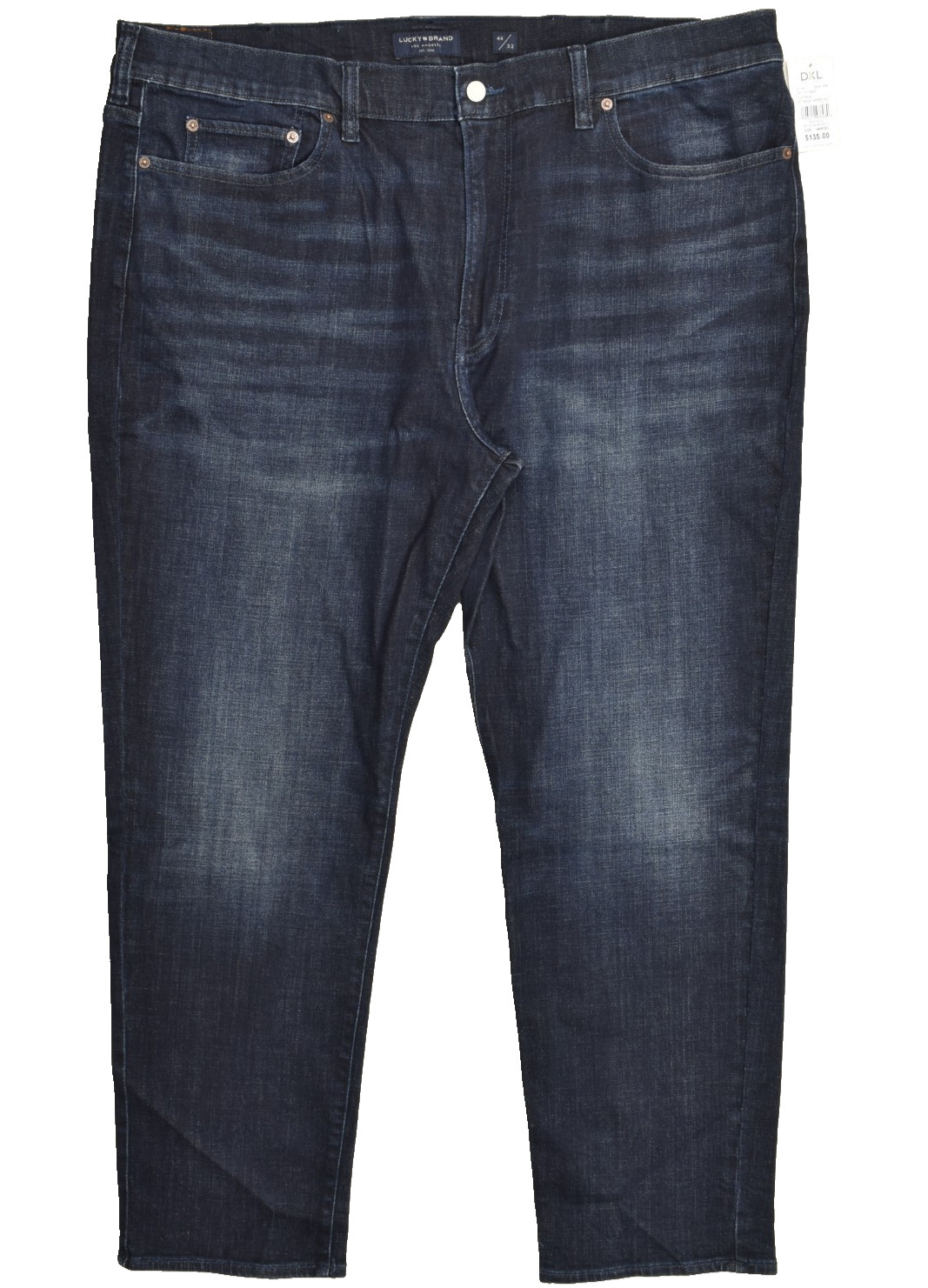 LUCKY BRAND MEN’S ATHLETIC TAPERED DENIM JEANS BLUE COOL MAX 44X32 COTTON NEW