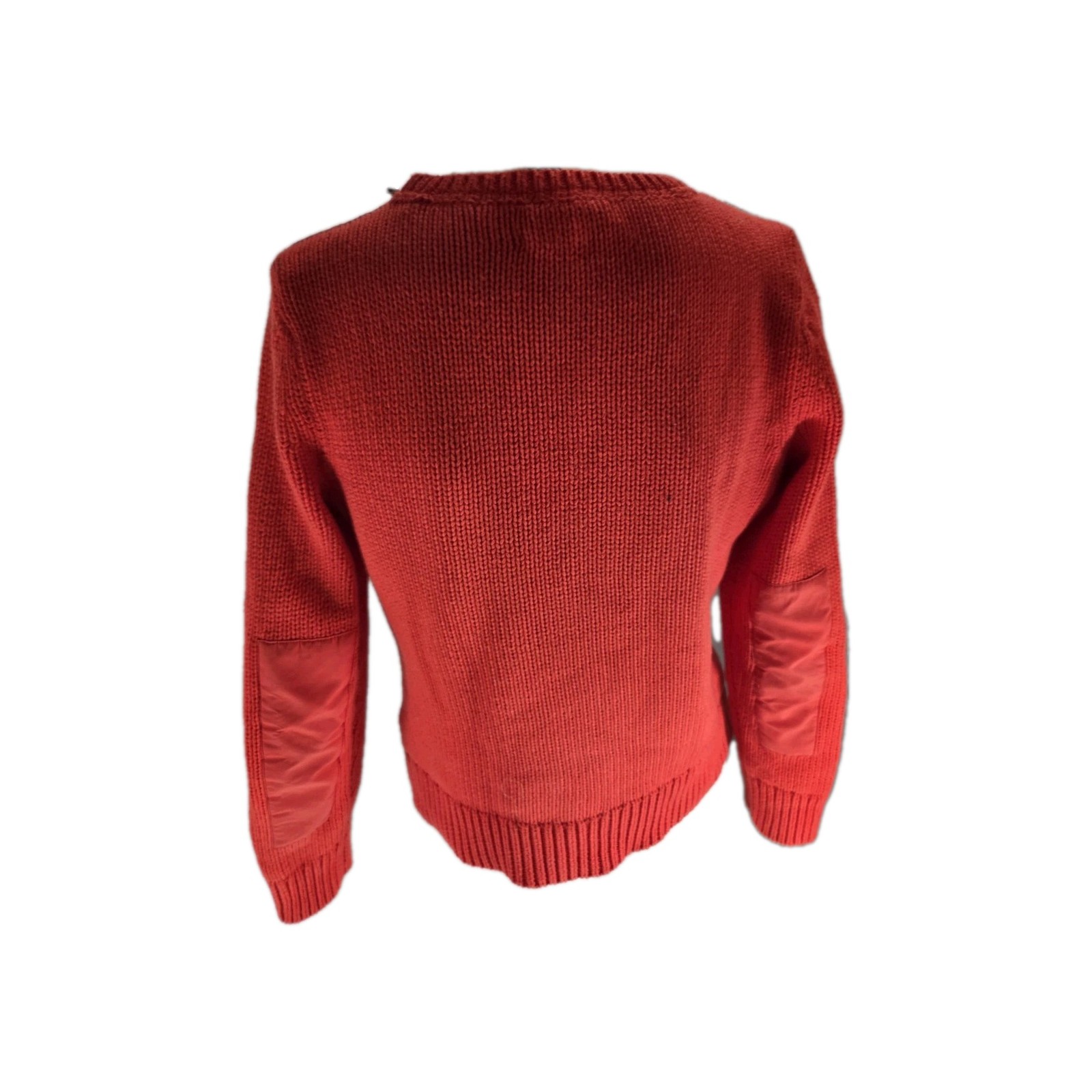 Lauren Ralph Lauren Active Women’s Sweater Medium Cotton Knit Bright Orange Side