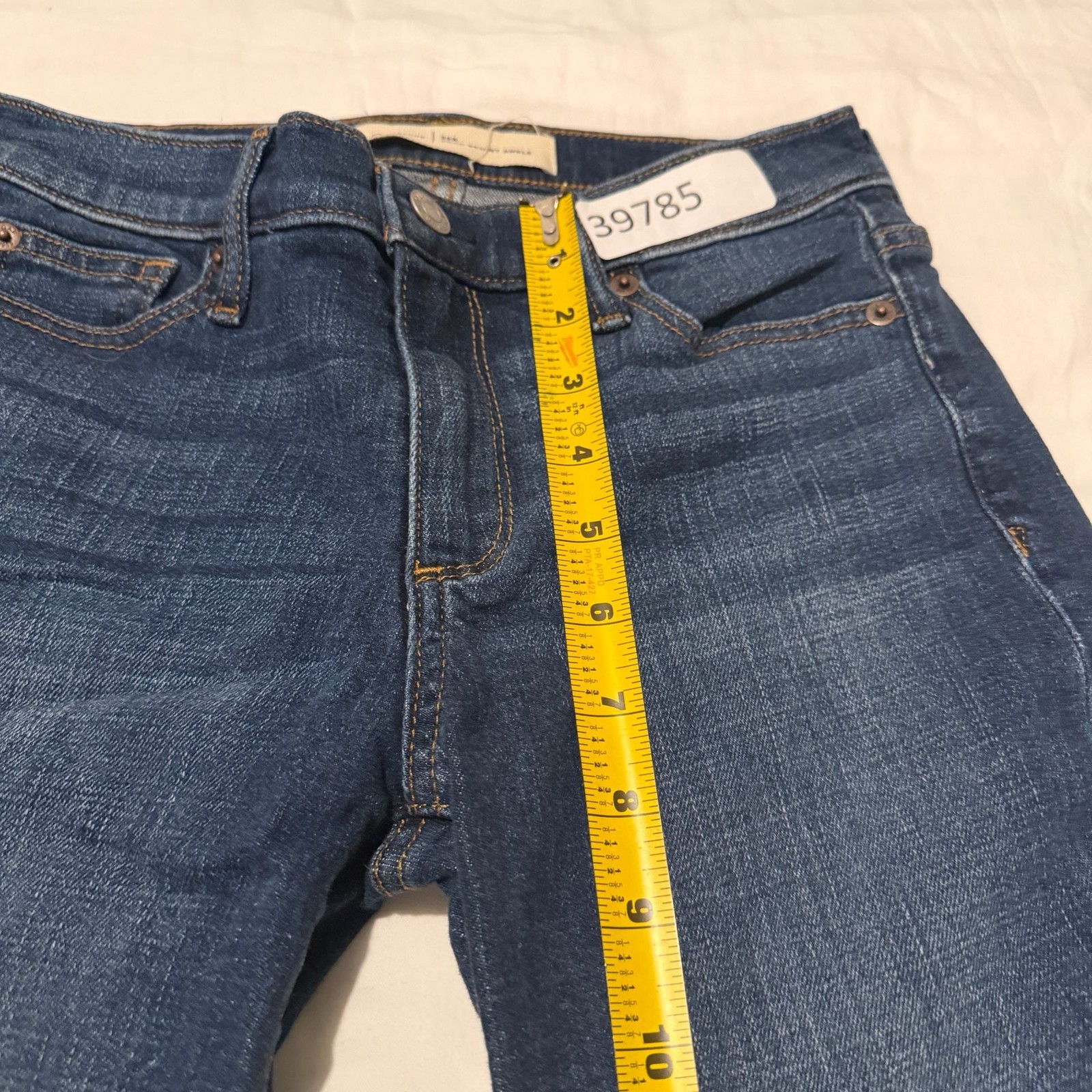 Gap 1969 Mid-Rise True Skinny Ankle Jeans in Dark Wash Size 25 R