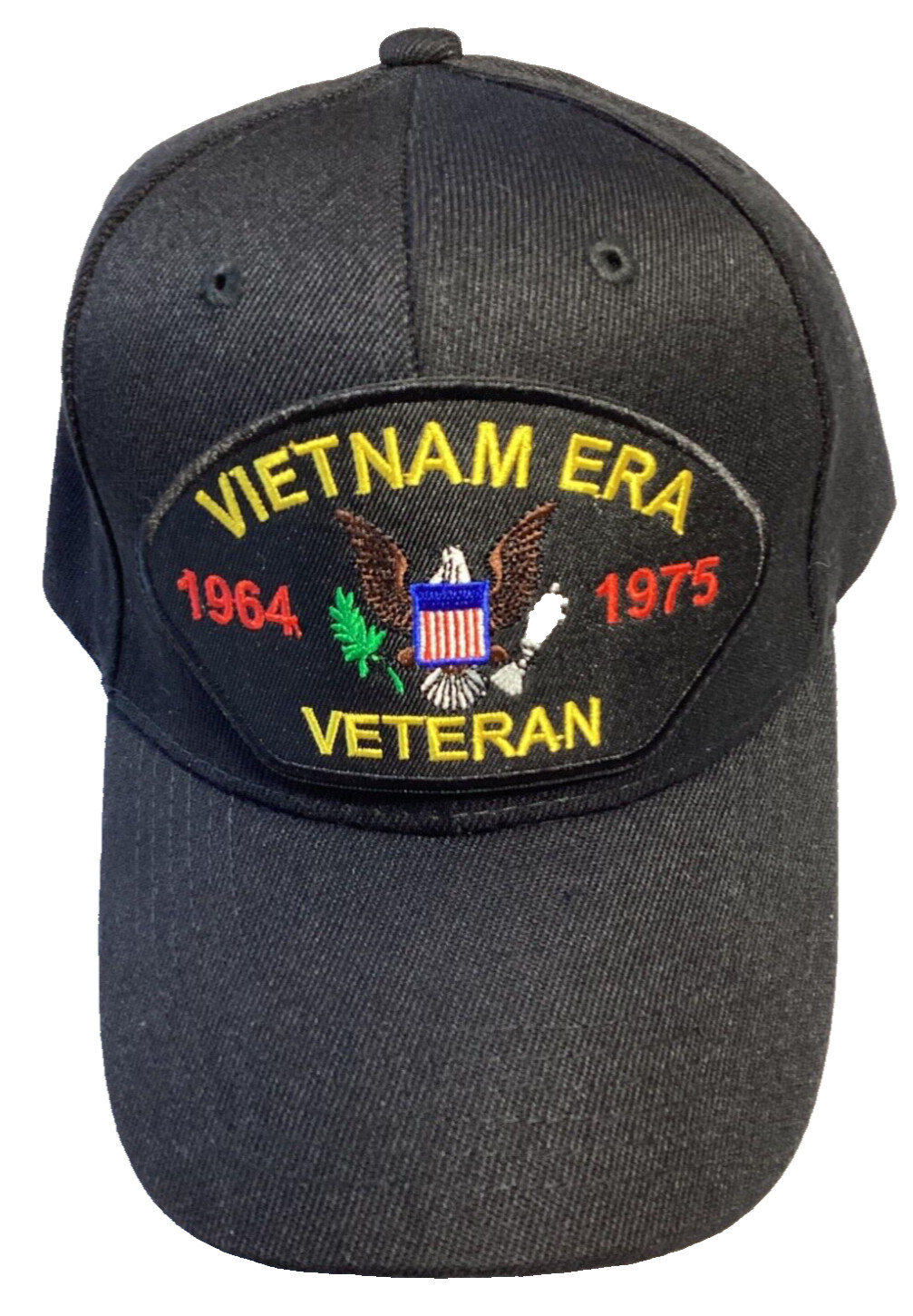VIETNAM ERA VETERAN 1964-1975 Military Ball Cap – BLACK