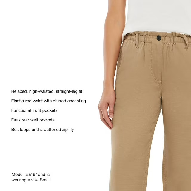Gap Women’s Easy Twill Pant Size XXL Cream