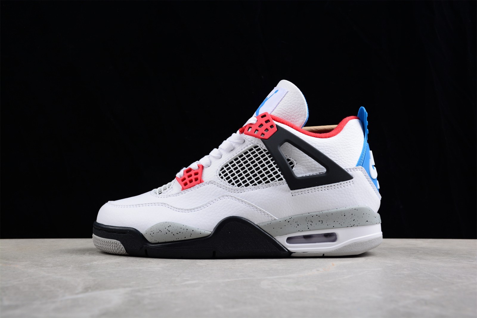 Jordan 4 “What The” Mid Top Retro Men’s White Basketball Sneakera Shoes