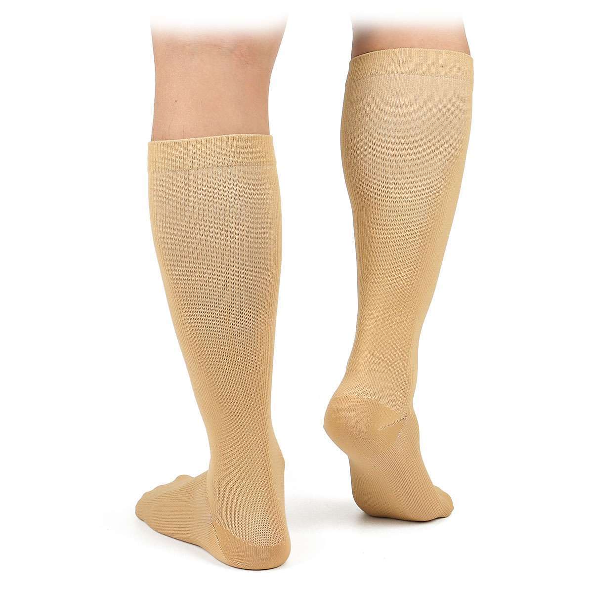 2/5 Pairs Copper Compression Socks 20-30mmHg Graduated Support Mens Womens S-XXL