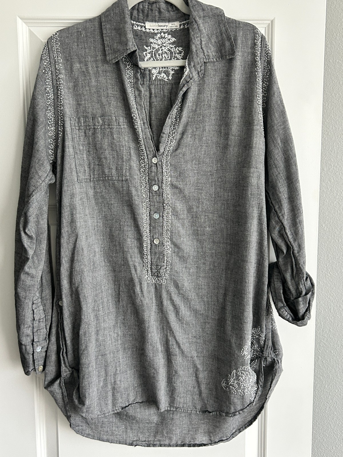 Boyfriend Blouse – Coverup – Minidress