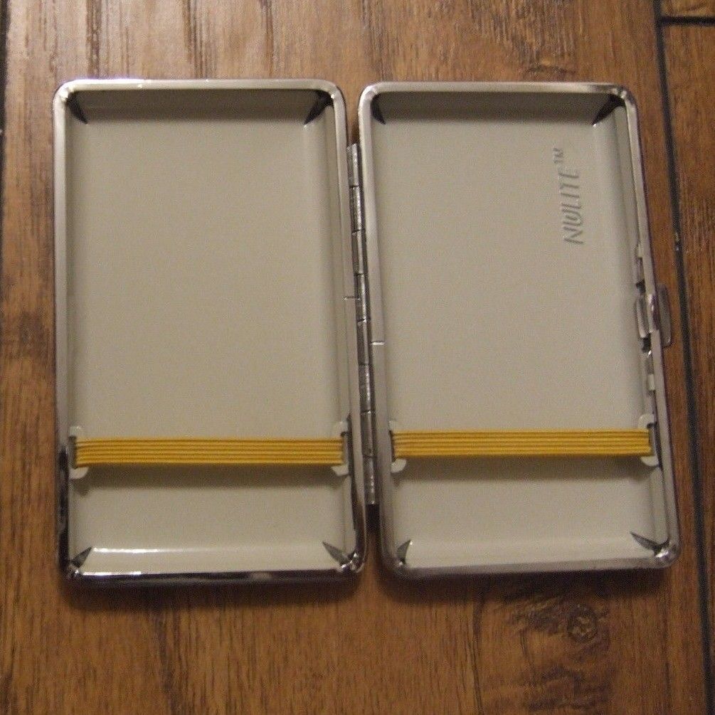 ONE Leather Metal Cigarette Case 100’s / Cards & money holder (color & design)