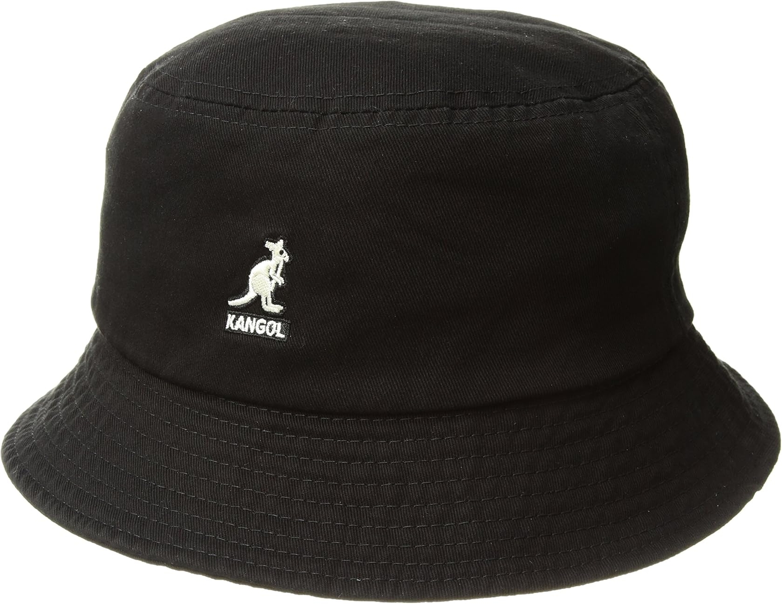 Kangol Men’s Lightweight Cotton Washed Bucket Hat with Logo, Size & Color Option