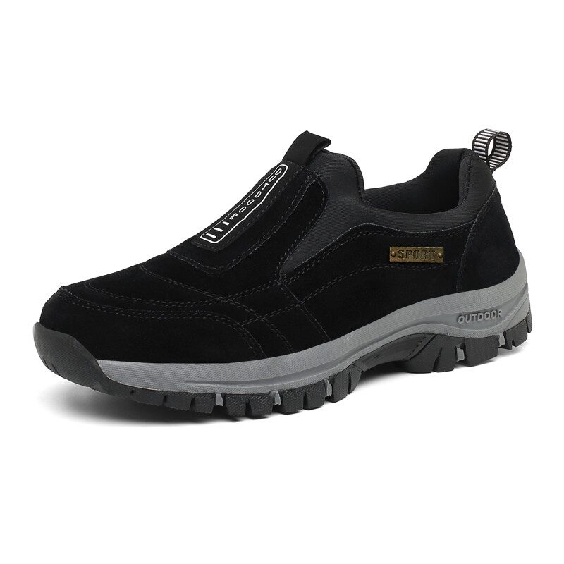 Men Outdoor Sports Sneakers, Slip On Loafers for Daily Walking Casual Wear