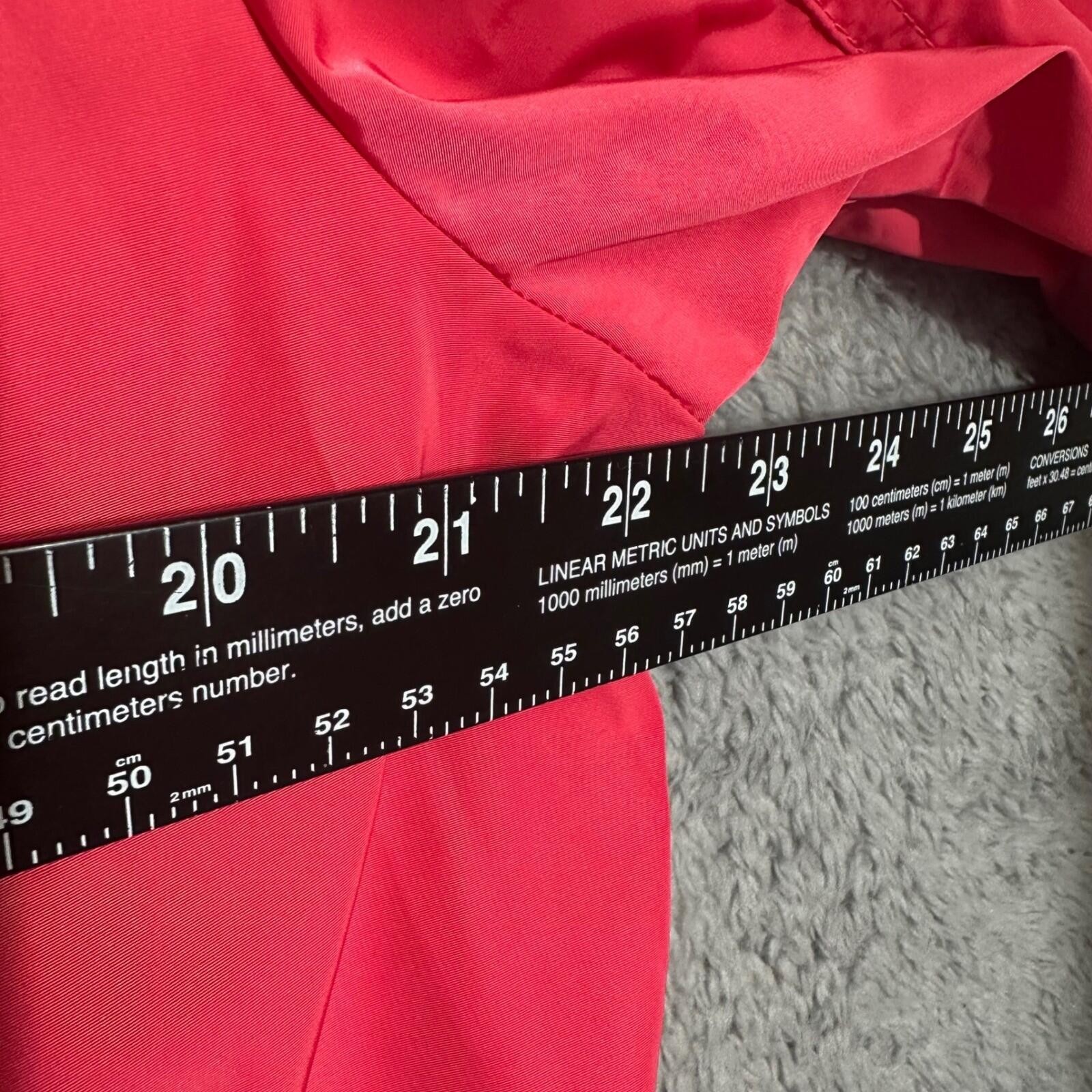 TanJay Jacket Womens 12P Pink Button Front Zip Pocket Funnel Neck Windbreaker